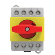 EKD6-LF4RY Din mount rotary isolator AC - iron side electrical and automation